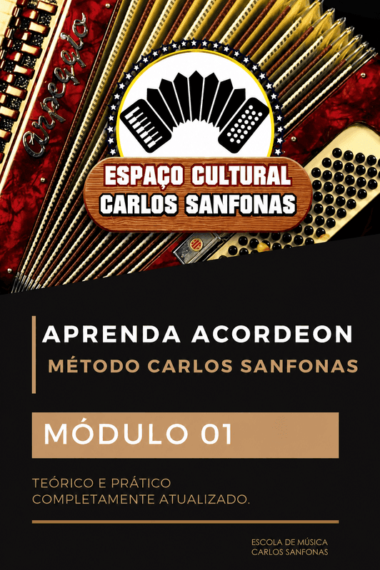 Capa da Apostila Carlos Sanfonas — Módulo 01